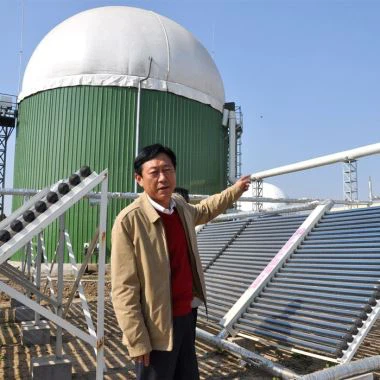 Double Membrane Biogas Storage Tanks on Digester